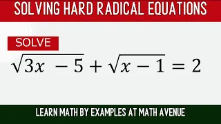 Solving Radical Equations & Identifying Extraneous Solutions