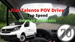 Fiat Talento L2H1 *TOP SPEED* German Autobahn - 0-100 And Break Test | POV | 4K by CarCast