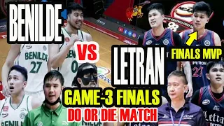 Letran Knights vs St. Benilde Blazers- Finals Game-3 NCAA Season 98 | Full Game Highlights. 12.18.22