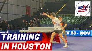 Training in Houston | 2021 World Table Tennis Championships Finals #1