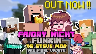 Vs Steve Mod Pre Final Update 2.5 (Ultra hardcore) , Friday Night Funkin