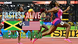 Jamaica VS USA Sprinting 2023 | Best of JAM vs USA Track and Field in 2023