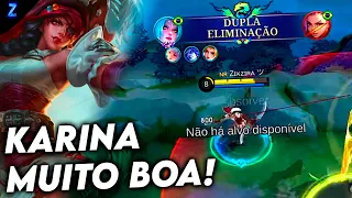 O DANO DELA É ABSURDO - KARINA GAMEPLAY | Mobile Legends