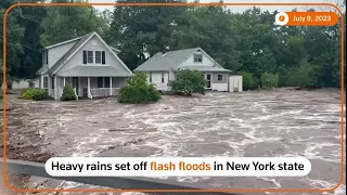 Heavy rains set off flash floods in New York state