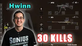 Soniqs Hwinn & Shrimzy - 30 KILLS - MP5K + M24 - DUO vs SQUADS! - PUBG