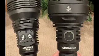 Acebeam W35 (LEP) vs Wurkkos TD01C (LED TIR)