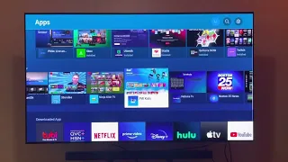 S95B Samsung TV - How to add an app/source to Home Screen, how to move/remove an app