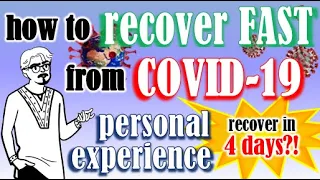 How to recover fast from COVID | Personal experience | Omicron | COVID-19 | Coronavirus disease