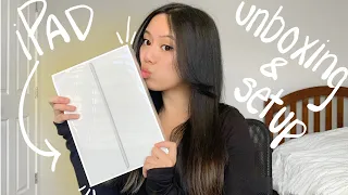 IPAD 9TH GEN UNBOXING AND SETUP || unboxing, setting up, and accessories