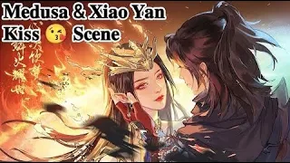 BTTH   Queen Medusa & Xiao Yan Kiss Scene Exposed Romance Battle through the heavens Best Scene