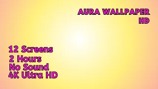 Aura Wallpaper for 2 Hours | Bubble Gum Pink and Yellow Aura Screen | #pink #calm