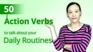 50 Chinese Action Verbs: Daily Routines in Chinese - Learn Chinese for Beginners