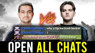 when ATF made YATORO MAD with spammed tips - OPEN ALL CHATS!