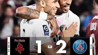 PSG vs Metz 2-1 full Resumen Goles | All Goals & Highlights 2021 hakimi goals