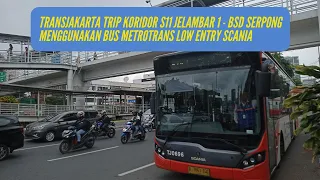Modifikasi Rute TransJakarta Koridor S11 Menjadi Jelambar 1 - BSD Serpong Menggunakan Bus Low Entry