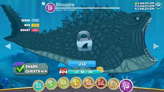 Hungry Shark World - New Shark Coming Soon Update - All 43 Sharks Unlocked Hack Gems and Coins Mod