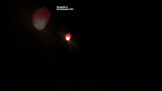 Chinese wish lantern(풍등).. flying to the moon