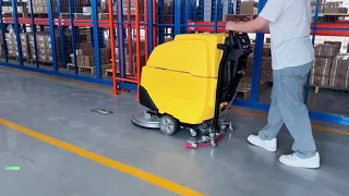 D510 Self-Propelled Industrial Floor Scrubber, 400W Traction Motor, 50L Recovery Tank