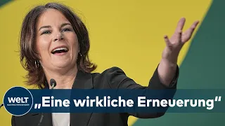 DIE GRÜNEN: Baerbock - Machen einen Vorschlag für eine "Fortschrittskoalition" | WELT Dokument