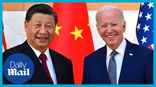 President Joe Biden and Xi Jinping meet each other for the first time in-person | China US