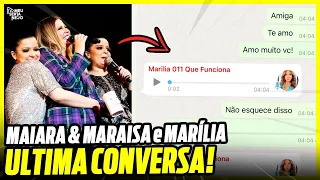 MAIARA E MARAÍSA revela VÍDEO INÉDITO e ÚLTIMA CONVERSA com MARILIA MENDONÇA!