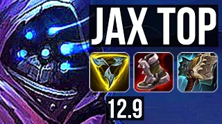 JAX vs OLAF (TOP) | 12 solo kills, 2.1M mastery, 600+ games, Godlike | EUW Diamond | 12.9