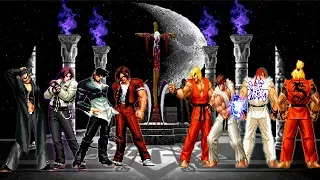 Kof Mugen Iori-Kyo Team VS Ryu-Ken Master Team