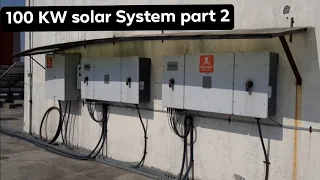 100 KW solar panel installation on grid solar panel system solar panel wiring part 2