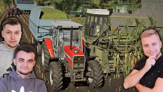 Kiszonka z Kukurydzy [Odwóz & Ubijanie na Pryźmie] 🔥 Tanas nam pomaga 😱 Agro Koledzy #9 | FS22MP