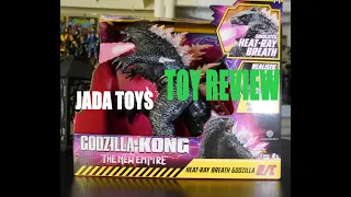 NEW JADA TOYS RC GODZILLA X KONG " THE NEW EMPIRE " HEAT RAY BREATH GODZILLA UNBOXING & REVIEW .