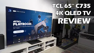 TCL QLED C735 Google TV Review | 65inch 4K Gaming Display