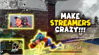 واجهت أقوى الستريمرز في الرانكد🔥🏆جعلتهم يصرخون من شدة غضبهم🔥🤬MAKE STREAMERS CRAZY | FREE FIRE