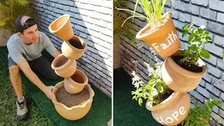 DIY Herb garden tower / Garden ideas