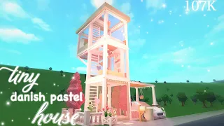 bloxburg - tiny danish pastel house tour ☆ 107K