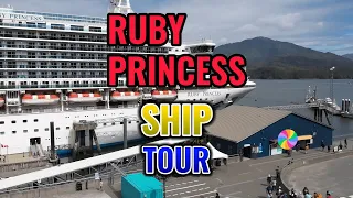 Ruby Princess Ship Tour  :  Deck plan & layout reviews