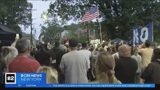 Staten Islanders come out in force to protest asylum seekers relief center