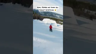 No skis. No problem. 😅 Jesper Tjäder