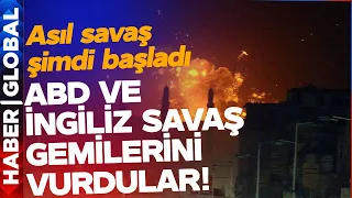 SAVAŞ BÜYÜYOR! Amerikan ve İngiliz Savaş Gemileri Vuruldu!