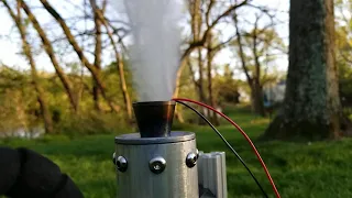 Solid Rocket Motor - Test Fire Slow Motion