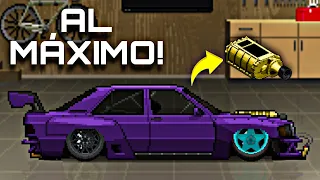 MODIFICANDO UN MERCEDES V8 SUPERCARGADO AL MÁXIMO // Pixel car racer // Pro league