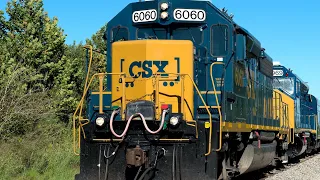 CSX Train Passes Under I-20 next to two notch road in Columbia SC on July 11th 2023