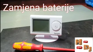 Kako Zamjeniti Baterije Na Bežičnom Termostatu....Battery Replacement On Wirless Thermostat