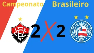 Vitória 2 x 2 Bahia : Tricolor arranca empate na raça, Campeonato Brasileiro.