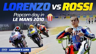 LORENZO VS ROSSI un #FRENCHGP de CINE 🍿 😮 | Le Mans 2010 [Jorge Lorenzo] #99seconds