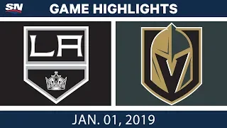 NHL Highlights | Kings vs. Golden Knights - Jan. 1, 2019