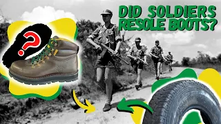 SOLDIERS RESOLING THEIR BOOTS WITH CAR TIRES? // GIVEAWAY!