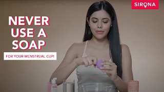 How to use the Sirona Menstrual Cup Wash? | Period Care | Sirona Hygiene