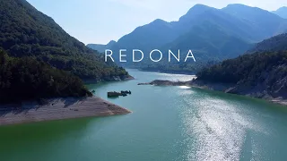 Redona lake. Cinematic travel