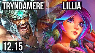 TRYNDA vs LILLIA (TOP) | 4/0/3, 1.7M mastery, 900+ games, Rank 11 Trynda | EUW Challenger | 12.15