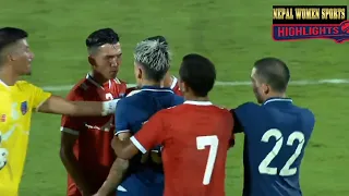 Nepal vs Thailand players Fight 😮